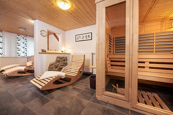 Sauna mit Ruheraum